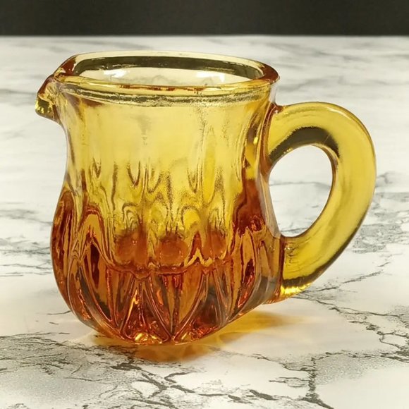 Degenhart Glass Mini Pitcher Trinket Paperweight Toothpick Vtg - Picture 1 of 7
